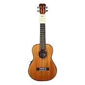 tom - (tom251e) mahonie tenor ukulele met gig bag / picks