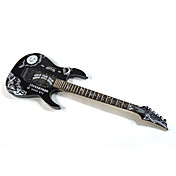 Derulo - (Ouija) Mahagoni Stratocaster E-Gitarre mit Tasche / Gurt / Picks / Kabel / Whammybar