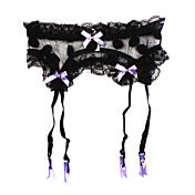 Polyester / Spandex avec Jarretière de mariage bowknot