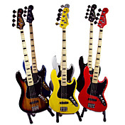 Derulo - (jazzbazz) Linden E-Bass mit Gig Bag / Gurt / Picks / Kabel