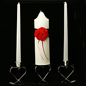 Midnight Rose bruiloft eenheid kaarsen (niet inbegrepen kaars houder)