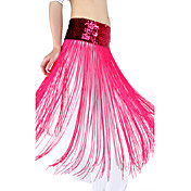 Vêtements de Danse - Ceinture Polyester Pompons/Paillettes - Pour exercices de danse du ventre - Femmes - Plus de couleurs disponibles
