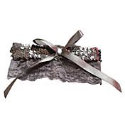 Dentelle Attractive / Polyester Avec Jarretière Mariage Sequin