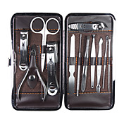 11 Pcs Alligator Pattern Style Stainless Steel Manicure Kits
