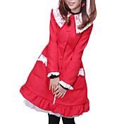 Long Sleeve Red Velvet Sweet Lolita Coat