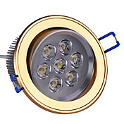 7W Golden - Silver LED Ceiling Light with 7 LEDs with Driver (Swivel 0-60° , Cutting Dia 93mm)