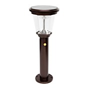 Modern Stainless Steel Solar Lawn Lights with 3 LEDs