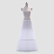 Polyester A-Line/Chapel train de glissement de mariage Full-Length Style / Petticoat