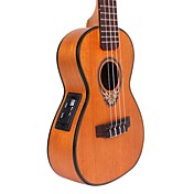 ELLA - (UK-44CE) Mahonie Concert akoestisch-elektrische ukelele met tas