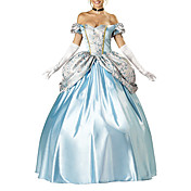Fortryllende Prinsesse Askepot Elite Collection voksne Halloween kostume (4Pieces)
