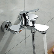 Sprinkle® - por LightInTheBox - bronze sólido contemporâneo dois furos banheira torneira acabamento cromado