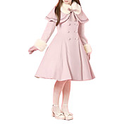 Long Sleeve Brown Velvet Sweet Lolita Coat