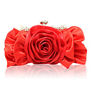 Charming Satin Clutches mit Blumen (mehr Farben)