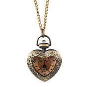 Elegant Alloy Ontwerp van het Hart ketting horloge