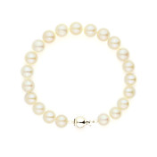 Gorgeous White Pearl With Silver Clasp Women's Bracelet