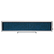 76mW plástico azul LED Mini Board / Card Nome LED com bateria modos multi Alimentado