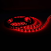 5m 5W 300x3528 smd rødt lys Fleksibel LED strip lampe (dc 12v)
