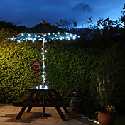 60 White LED al aire libre Solar Luz de Navidad Regalos de Navidad Lámpara Decoración