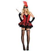Pretty Red Ball Dress Halloween Costume(3 Pieces)