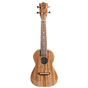 Koa Pili Koko - (Ac-c) Todo sólido Koa Ukulele Concierto con bolsa / Correa