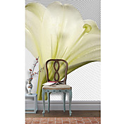 Yellow Floral Natur Mural