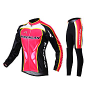 MYSENLAN Women's Fall and Winter Style Cycling Suits with Dual Side Fleece