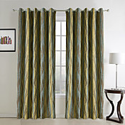 (Two Panels) Luxury Autumn Chenille Lined Curtains