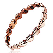 Golden Four Leaf Clover santé bracelet en titane (SB17)