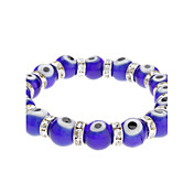 Eye Pattern Colored Glaze Bracelet