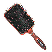 Air Cushion Massage Wide Teeth Paddle Hair Brush (rød og sort)