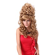 Capless Long Deep Wave Sandy Blonde Hair Wig