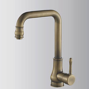 Antique Brass Öl eingerieben Bronze Finish Einhand-Küchenarmatur