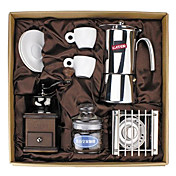 Regalo café serie en caja (Moka Pot y Sifón, Grinder, Copas) T-511