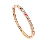 Unique 18K Gold Plated With Crystal Women's Bracelet (More Colors)