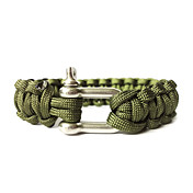 stål knap livreddende armbånd