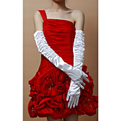 mariage belle élastiques en satin bout des doigts des femmes de longueur coude / soirée des gants (plus de couleurs)