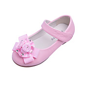 Enfants »Appartements en simili-cuir à talon plat avec Fleur / strass fête / soirée chaussures