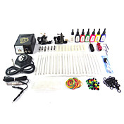 2 Cast Iron Tattoo Machine Guns Kit for Fôr og skyggelegging