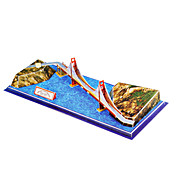 DIY Architecture 3D Puzzle U.S.A Golden Gate Bridge (20pcs, difficulty 4 of 5)
