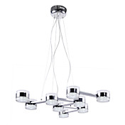 Modern LED Ceiling Light in Metal Chrome Finished