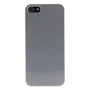 Semplice, causa design grigio rigida per iPhone 5