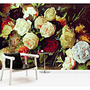 Colorful Floral Nature Mural