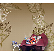 Floral Gráfica Contemporánea Mural Naturaleza