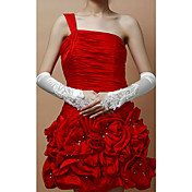 Nice Elastic Satin Fingerless Elbow Length Women's Wedding/Evening Gloves (More Colors)