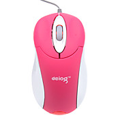 USB 2.0 3D rolagem do mouse óptico roda com cabo retrátil