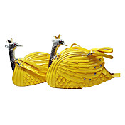 Handmand Yellow Peafowl PU Leather Aristocrat Lolita Handbag