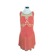 Girl's Figure Fabrics Skating Dress (Red)