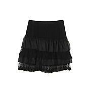 Elegant A-Linie Viscose mit Spitze Knielanger Petticoat Mehr Farben