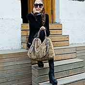 Women's Faux Fur Tote(38*13*34CM)