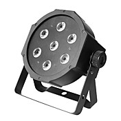 7pcs 10W RGBA ou RGBW haute luminosité 4 en 1 Stage Light LED